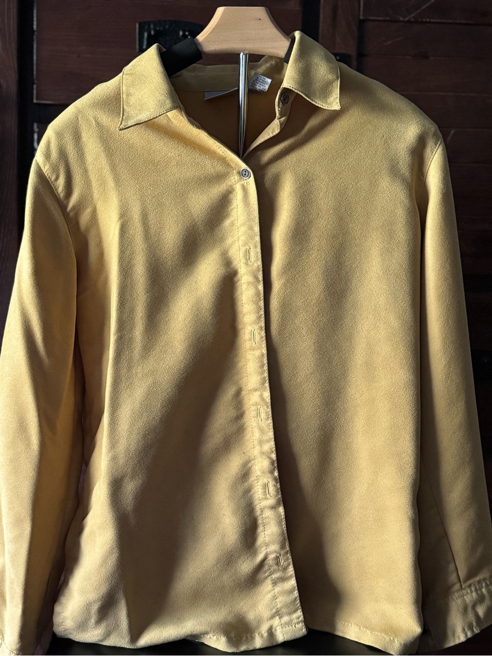 Chico's Mustard Yellow Blouse